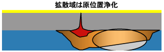 拡散域は原位置浄化